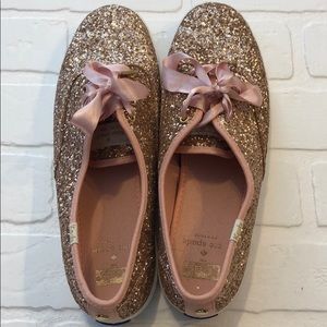 Kate spade rose gold keds 8.5